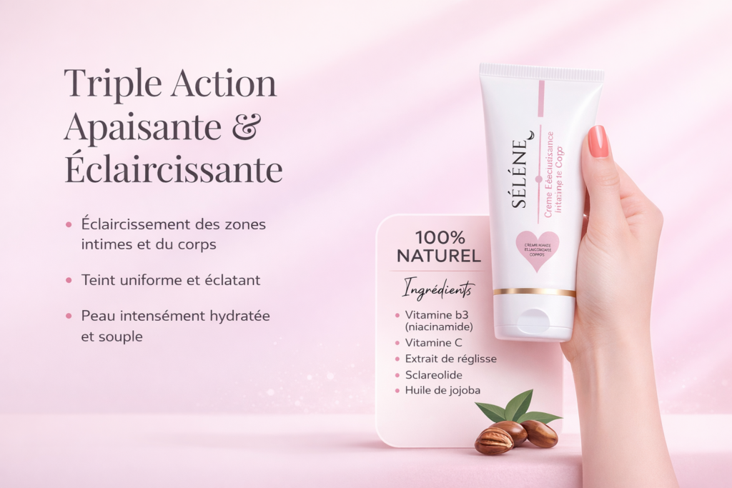 crème éclaircissante sÉlÈne pour le corps